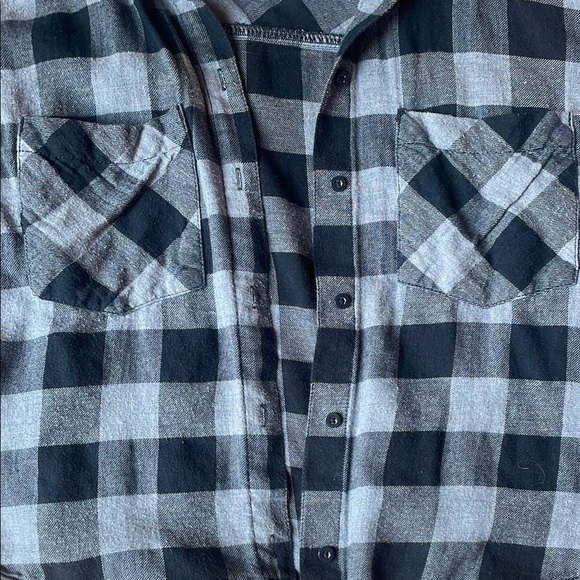 Garage Black and Blue flannel - Picture 4 of 5